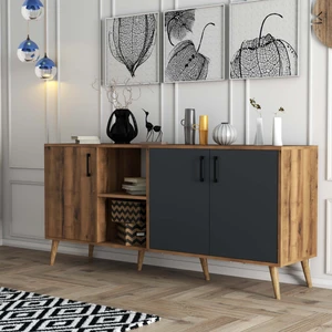 Exxen Ahşap Ayaklı Modern Konsol 1620