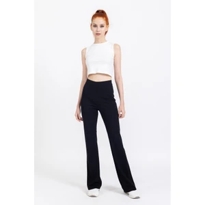 Villager & Son Vs Bayan Crep Ispanyol Tayt Pantolon 23Y 032 Siyah