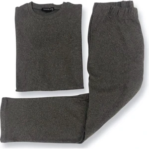 Villager & Son Vs Erkek O Yaka U.kol Pijama Takımı Antrasit