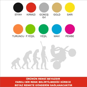 2Mak Sticker Motorcu Evrim Sticker