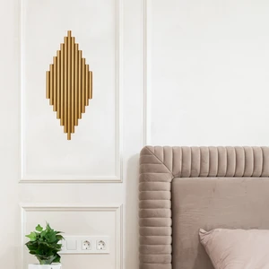 Afl Global Pilli Modern Dekoratif Duvar Aydınlatması Aplik Gece Lambası Gold (Beyaz)