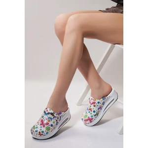 Arel Medikal Air Taban Ortopedik Terlik Doktor Hemşire Hastane Aşçı Sabo Terlik