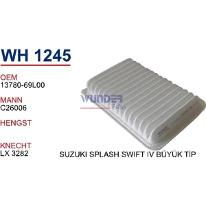 WH1245 Hava Filtresi - Suzuki Splash 1,2-1,2 Wt-Swıft Iv 1,2-1,4