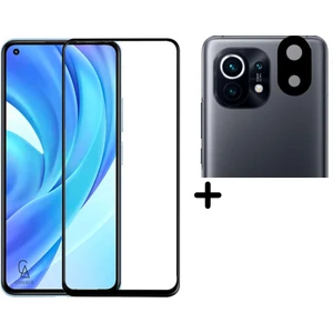 Xiaomi Mi 11 ile Uyumlu Tam Kaplayan Nano Esnek Ekran Koruyucu ve Arka Kamera Koruyucu