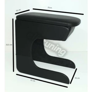 Elit Tuning Seat Leon Mk2 2005-2012 Deri Kol Dayama Kolçak Siyah Özel Üretim