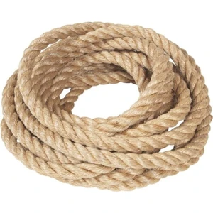Emtory Home 18MM Kalın Halat (Dekoratif Jüt Kendir) 5 Metre