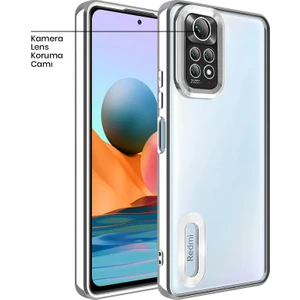 Xiaomi Redmi Note 11 Pro Kılıf Zebana Glint Silikon Kılıf Gri