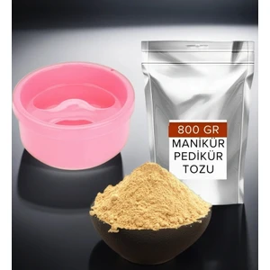 Manikür Tası ve Tozu Set 800 gr