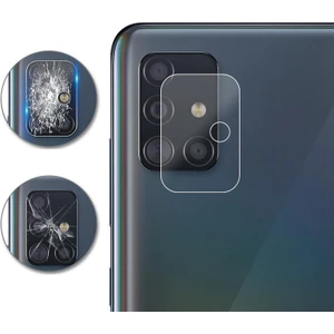 Samsung Galaxy M31S Kamera Lens Koruma Camı Şeffaf