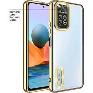 Xiaomi Redmi Note 11 Pro Kılıf Zebana Glint Silikon Kılıf Gold