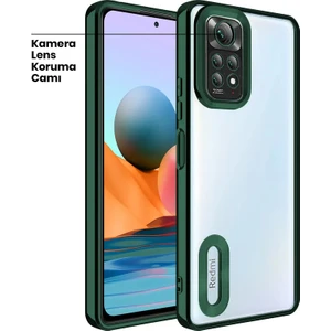 Xiaomi Redmi Note 11 Pro 4g Uyumlu Kılıf Zebana Glint Silikon Kılıf Yeşil