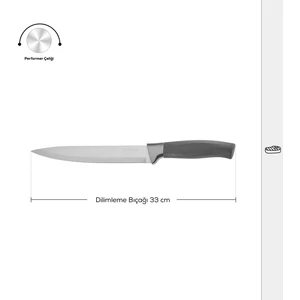 Helios Black Dilimleme Bıçağı 33 cm