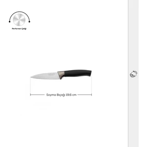 Helios Soyma Bıçağı Black 19 cm
