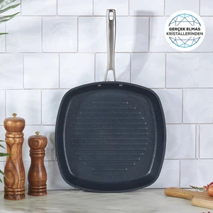 BioDiamond Pro İndüksiyon Tabanlı Grill Tava 28 cm 2,3 Lt