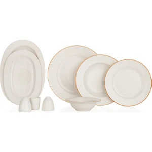 Volte Yemek Takımı 55 Parça-Beyaz