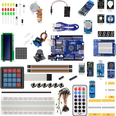 Arduino UNO R3 Ultimate Başlangıç Seti 203 Parça (E-Kitap Fiyatı