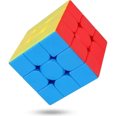 Berat Toys Berattoys Rubik Küp Zeka Küpü 3x3 Canlı Renkler Hız Küpü,fidget Oyuncak Seyahat Zeka