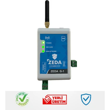Zeda G-1 Telefonla Kapı Açma Sistemi - Gsm Kontak Verme Fiyatı