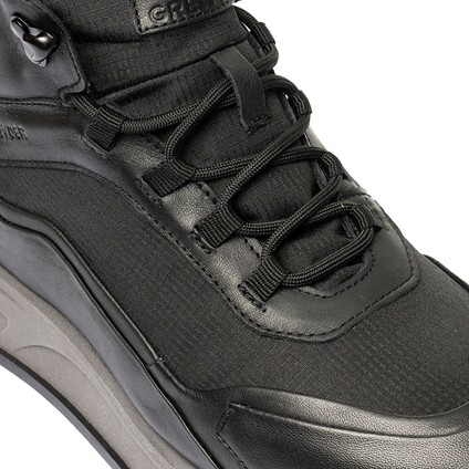 00490 Siyah Deri Sneaker Erkek Bot fırsatları
