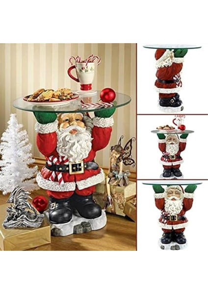 Noel Noel Baba Aperatif Tepsisi Rafı Eğlenceli Noel Partisi Süslemeleri (Yurt Dışından)