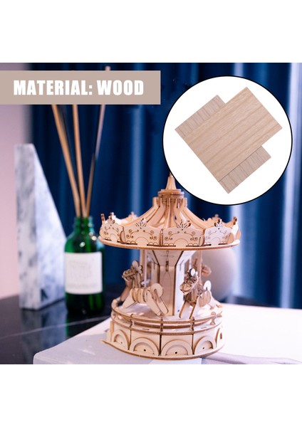 10 Adet Ahşap Plaka 150*100*2MM Ev Gemi Zanaat Modeli Dıy (Yurt Dışından)