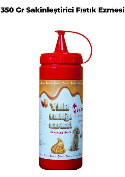 Fıstık Ezmesi Sakinleştici 350 Gram %100 Doğal kedi Köpek Ödül Maması