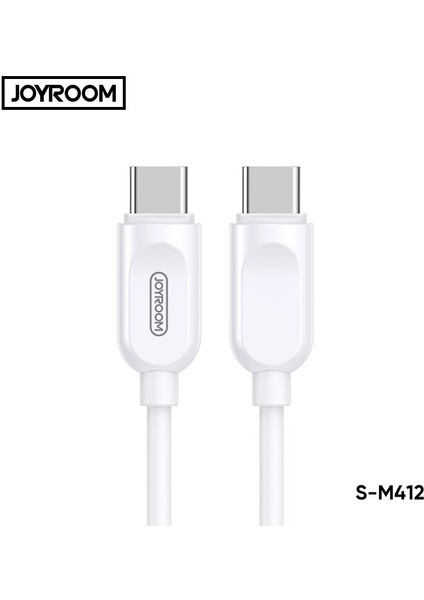 Type-C 60W Telefon Kablosu Hızlı Şarj Beyaz