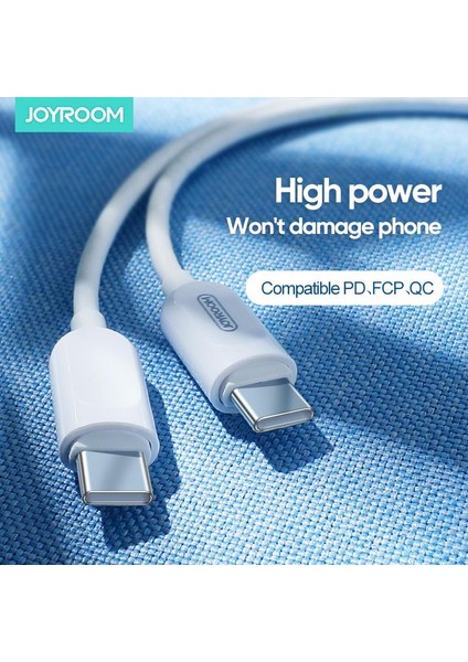 Type-C 60W Telefon Kablosu Hızlı Şarj Beyaz modelleri