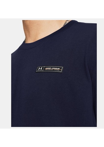 UA HW Armour Label SS 1382831-410 ERKEK Lacivert Tişört modelleri