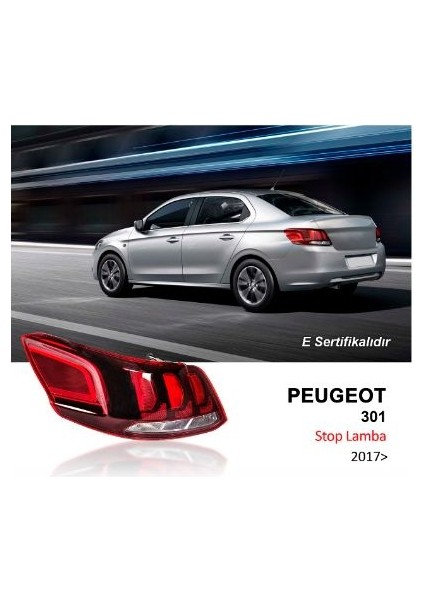 Peugeot 301 Sağ Arka Stop Lambası 2017 Sonrası MARS-511147 *rm*