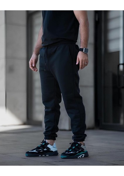 Ongun Store Siyah Erkek Eşofman Altı 3 İplik Kumaş fiyatları