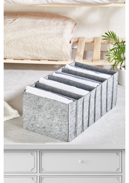8 Bölmeli Keçe Düzenleyici Organizer - Large