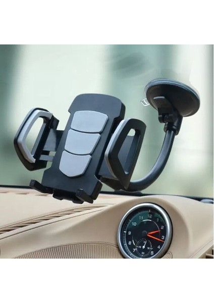 Araç İçi Araba İçi Vantuzlu Vakumlu Ekstra Sağlamlaştırılmış Telefon Gps Navigasyon Tutucu Bütün Telefonlara Uyumlu fırsatları