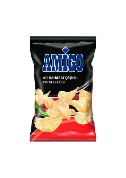 Acı Baharatlı Çeşnili Patates Cipsi 135 gr