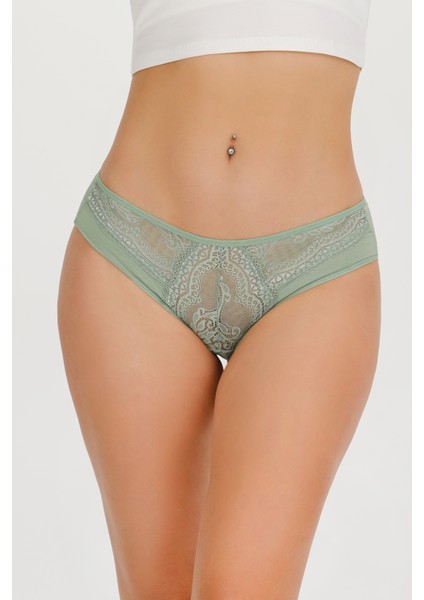 Kadın Dantel Detaylı Slip 5li Külot Set - KTS4006 modelleri