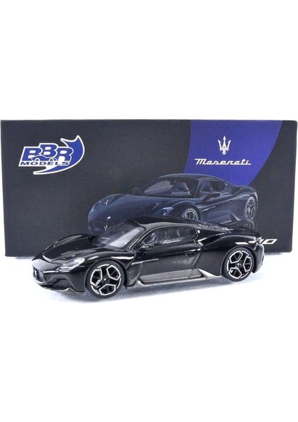 Bbrmodels Maserati MC20 Nero Enigma 1/64 Model Araba