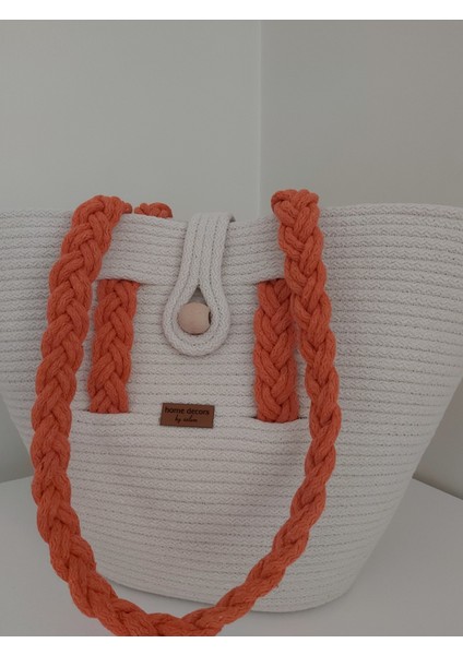 Hasır Çanta Omuz Çantası Plaj Çantası El Emeği Handmade Tasarım Tarz Yaz MODA-30CMX40-42CM fırsatları