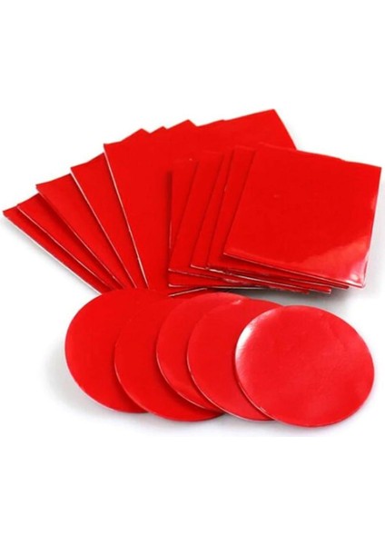 Slikon Bant Çift Taraflı Gri Süper Güçlü Çivi Bant 5 cm x 3 cm 50 Adet