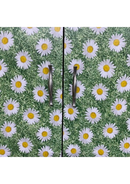 Mobilya Kaplama Folyosu Papatya Desenli 45 cm x 10 Metre