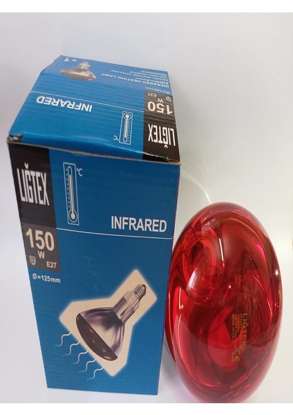 Infrared Isıtıcı Lamba 150 Watt Kümes Isıtıcı Ampül