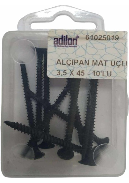 Alçıpan Mat.uçlu 3,5 x 45-10'lu