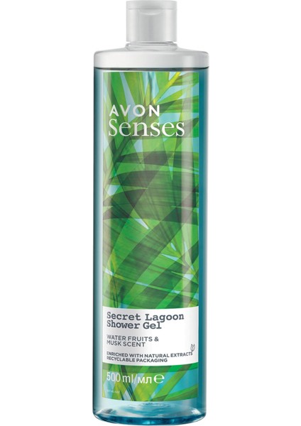 Senses Nane Deniz Su Meymeleri Misk Gül ve Amber Kokulu Duş Jeli Paketi 3 x 500 Ml.