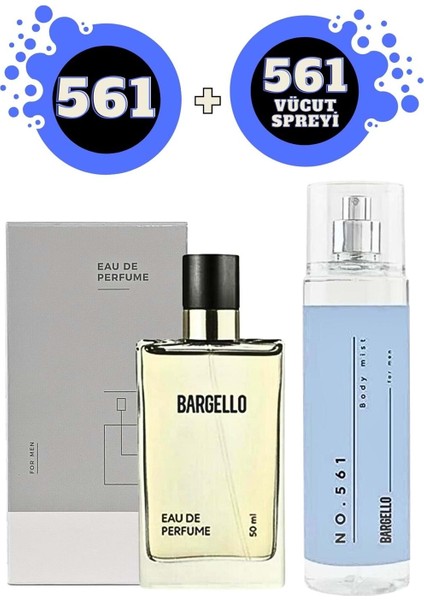 561 Edp Fresh 50 ml Erkek Kokusu + NO:561 210 ml Body Mist Vücut Spreyi