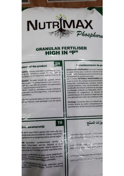 Kolukisa Tarim Nutrimax Fosforlu Gübre