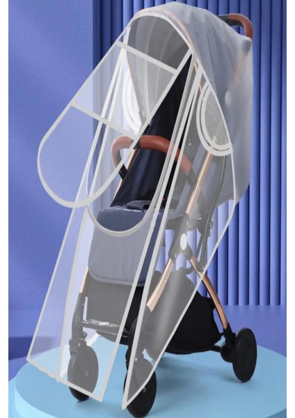 Çift Fermuarlı Ultra Lüks Bebek Arabası Yağmurluğu ( Bütün Bebek Arabalarına Uyumludur ) Siyah fırsatları