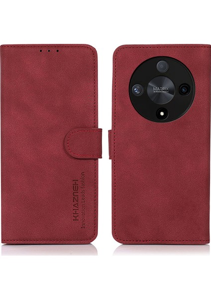 Honor X9B 5g Stand Cüzdan Deri Telefon Kapağı (Yurt Dışından)