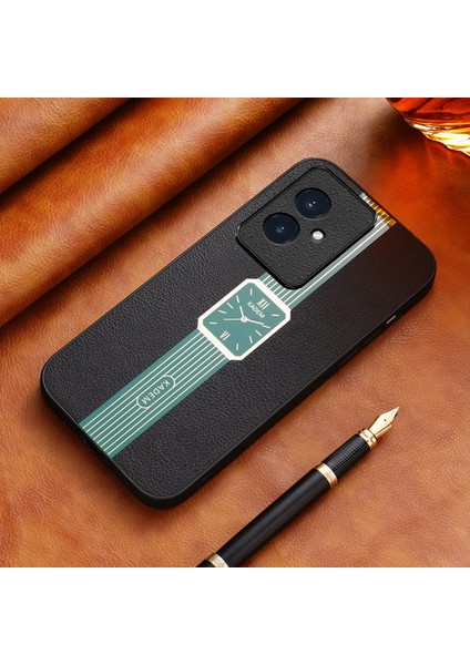 Honor 100 Elektroje Deri+Akrilik+Tpu Cep Telefon Kılıfı (Yurt Dışından) fiyatları