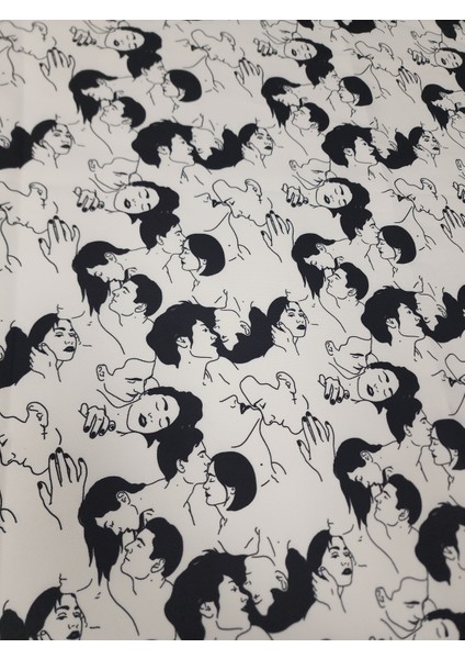 Sevgililer Günü Desen Kumaş 8