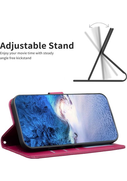 Honor X6A 4g Cep Telefonu Kasası Yonca Desen Pu Deri Standı Kapağı (Yurt Dışından)