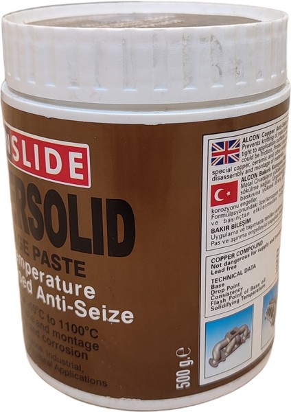 ALCON COPPERSOLİD BAKIRLI MONTAJ PASTASI (500 ML) fiyatları